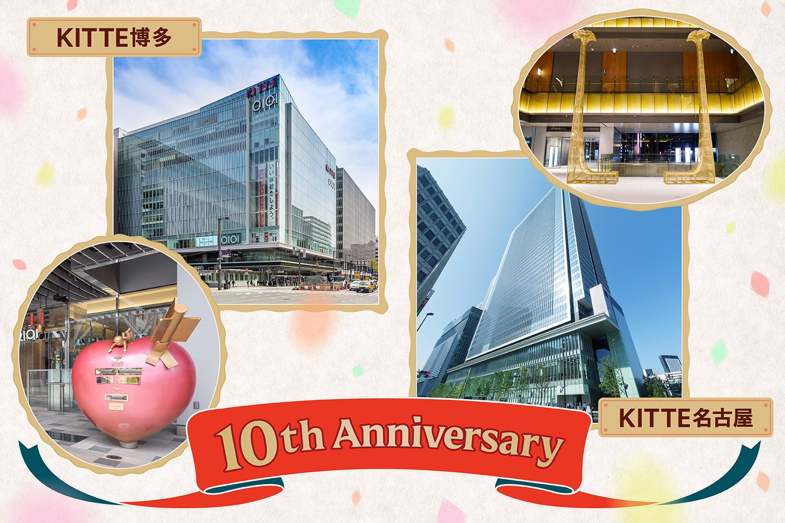 地域とともに歩んだ10年。ＫＩＴＴＥ博多・ＫＩＴＴＥ名古屋の担当者が語る歴史と未来への想い_画像サムネイル