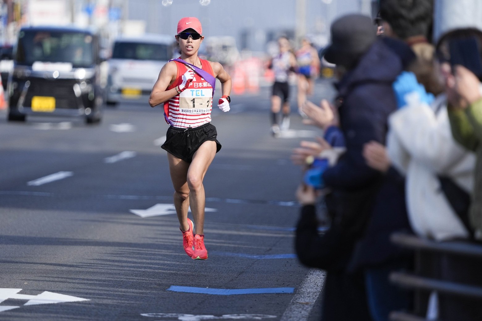 7人抜きの快走を見せた廣中選手 ©フォート・キシモト