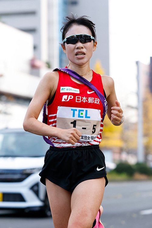 トップで5区をスタートし、終盤まで粘りを見せた太田選手 ©フォート・キシモト